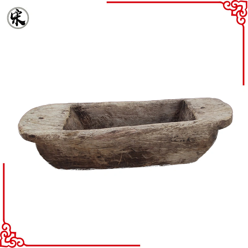 beijing factory price natural wood color rustic furniture Horse Feeding Manger