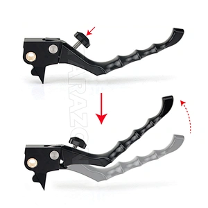 CNC Aluminum adjustable motorcycle brake clutch lever for Harley Davidson