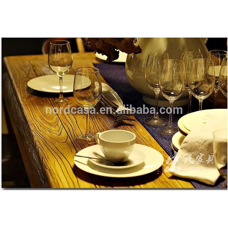 vintage wood dinning table rustic european style dinning table