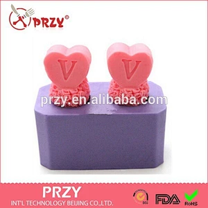 Valentine's day LOVE silicone candle mold/3D soap molds