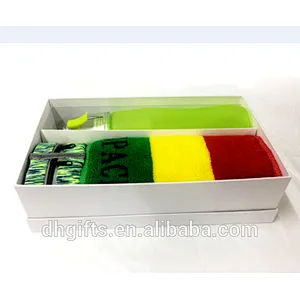 New Design Outdoor Sport Goods Set Towel PP Water Bottle and Waist Belt Sport Set Packet Customized Logo Gift