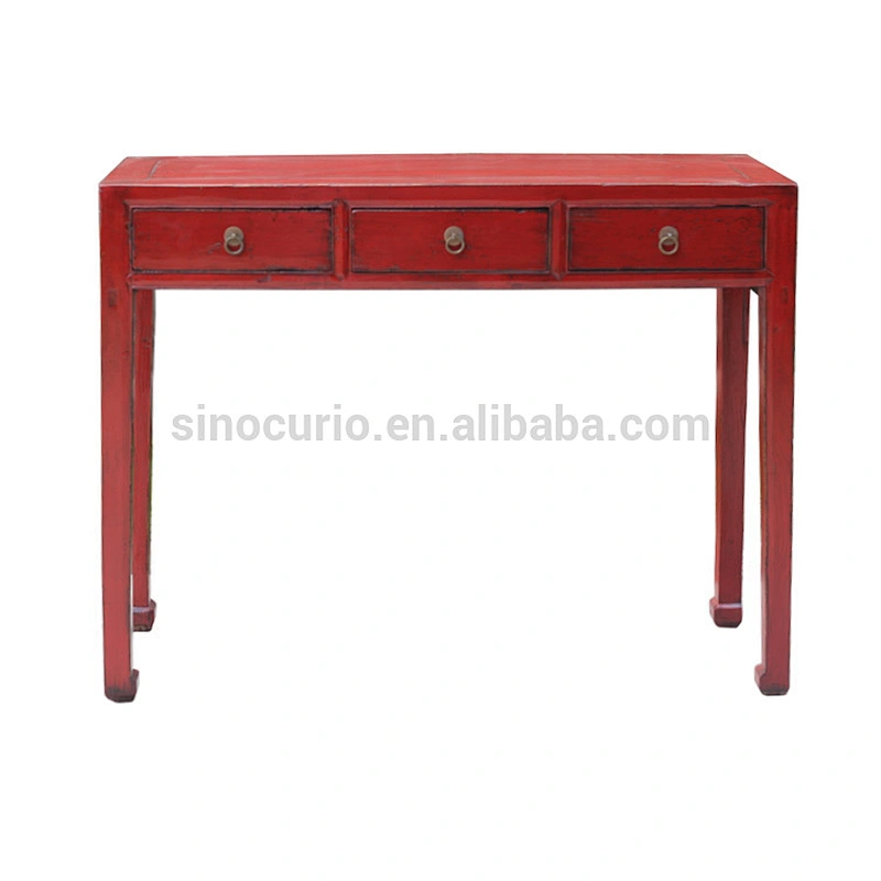 Chinese antique beijing furniture hallway wooden consoles lacquer console table