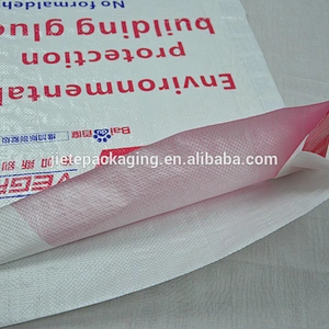 Industrial use strong woven PP bag/sacks for inner wall putty,casting cement bag