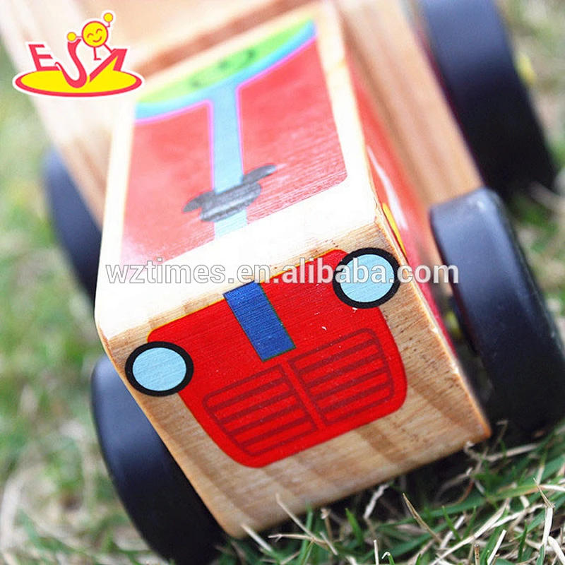 2018 wholesale baby wooden toy truck cheap kids wooden toy truck best children wooden toy truck W04A266
