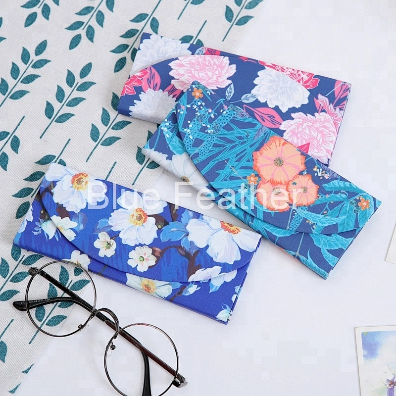 Flower Printing Wholesale Folding sunglass case