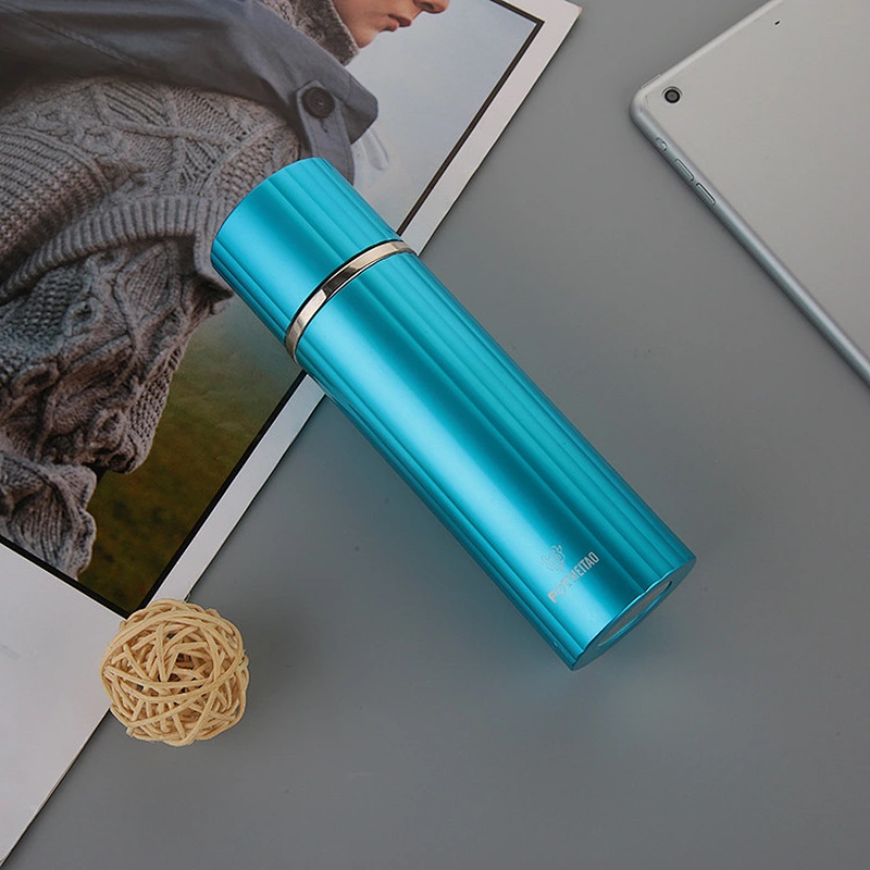 China Supplier in-stock Product Double Wall Steel Water Bottle Travel Mug Flask Vacuum Cup