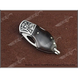 Tactical Folding Knife Small Pocket Knife With Ebony Handle