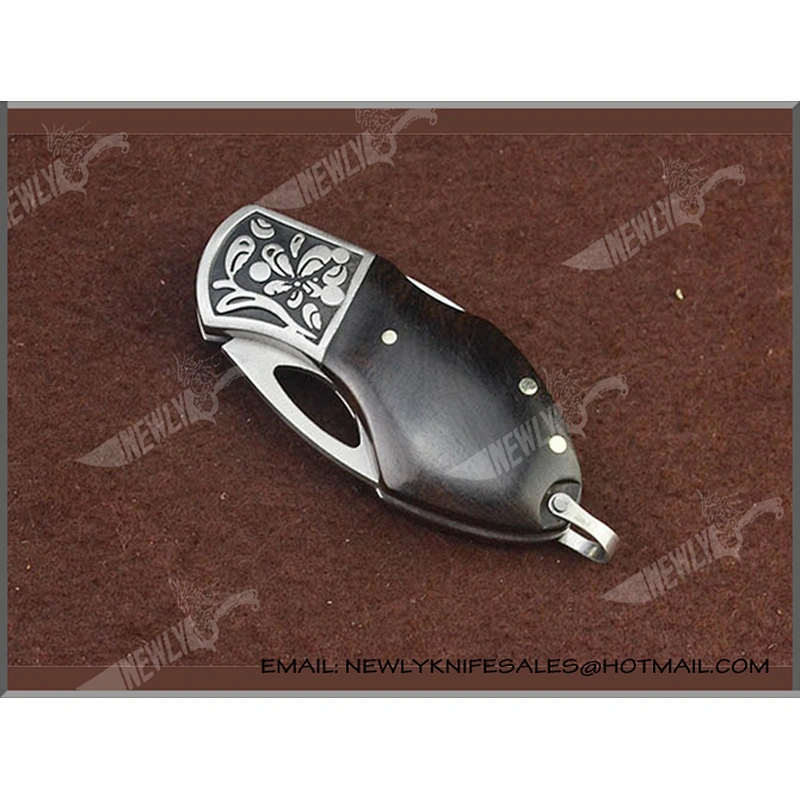 Tactical Folding Knife Small Pocket Knife With Ebony Handle