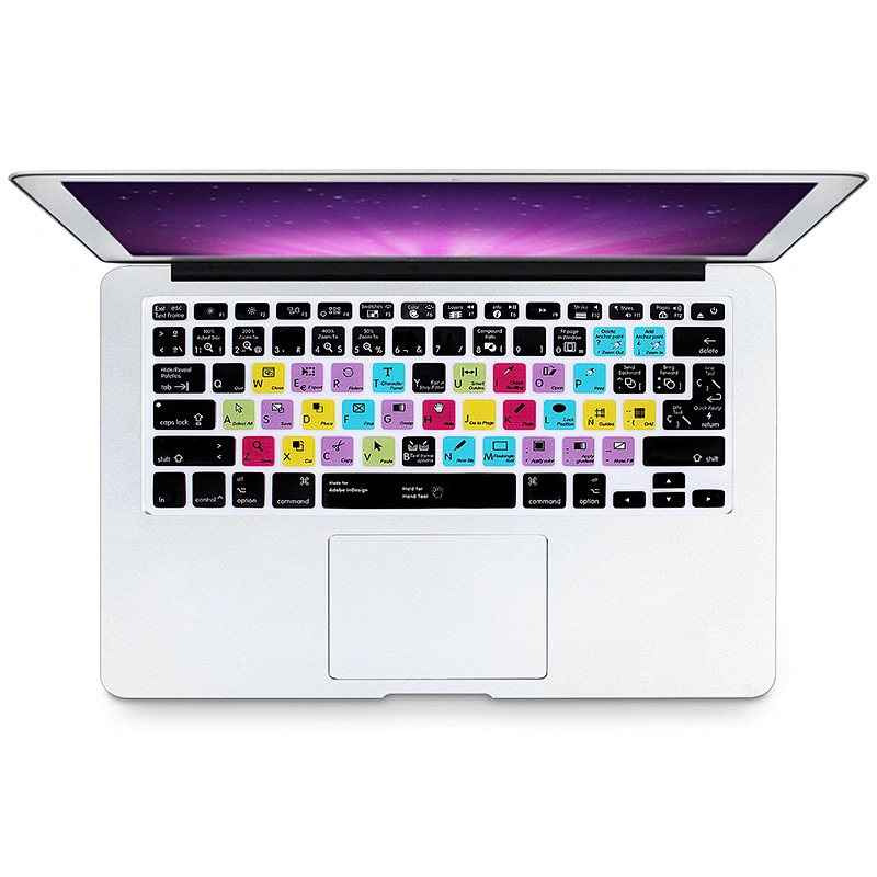 shortcuts keyboard skin for Ado be InDesign For macbook Pro Keyboard Protector for macbook pro retina display