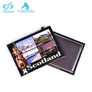 Promotional Fashion Souvenir Custom Landscape Picture Tinplate Fridge Magnet