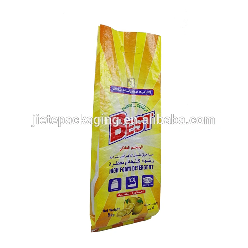 Video, lanudry washing powder, detergent powder plastic pp woven packaging material bags 5kg 20kg