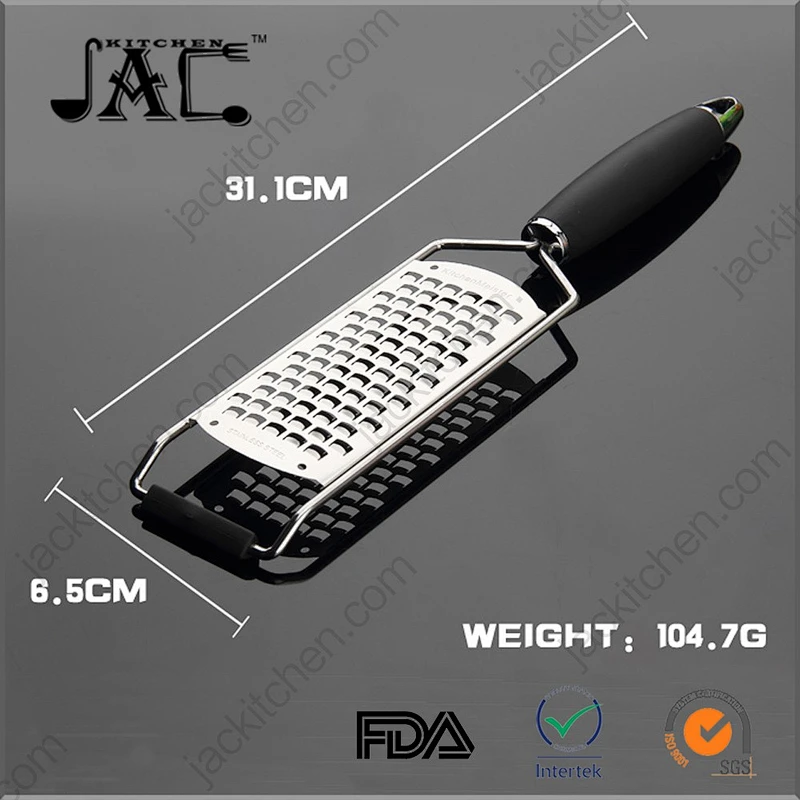 Multi Purpose Vegetable Grater Solid Black Handle Potato Grater