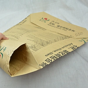 Multilayer kraft paper with PE lining stand up cement paper flexo printing cement bag