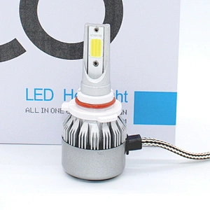 Lightech Cheap IP67 C6 HB3 H10 COB Car Lights Auto LED Headlight 9005 Bulbs