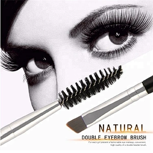 Double Ended Side Eyelash Eyebrow Applicator Makeup Brush Tools