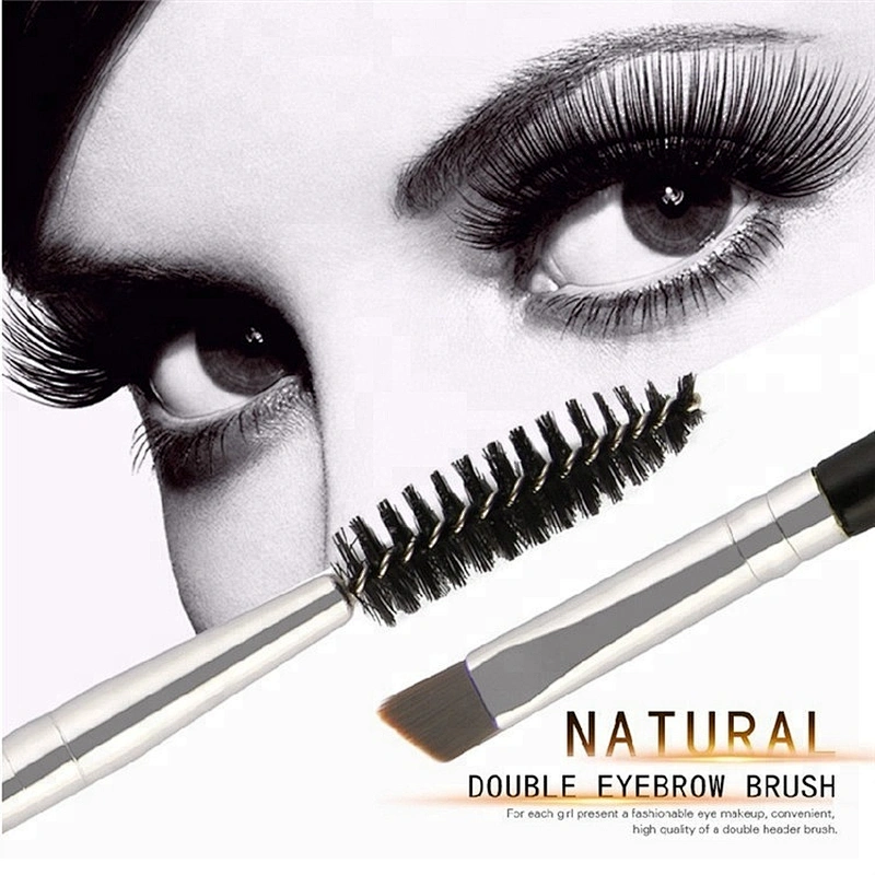 Double Ended Side Eyelash Eyebrow Applicator Makeup Brush Tools