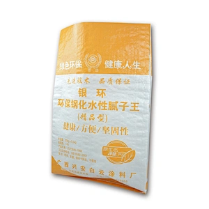 PP woven packaging cement, putty powder, valve bag 20kg