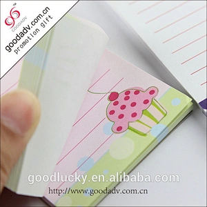 50 sheets writing paper magnetic sticky note pad
