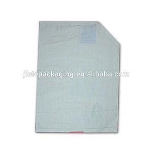 PP woven putty powder, coating, cement, sand bag with color printing with valve port
