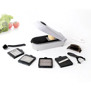 FDA 50MOQ 5 blade multi manual plastic vegetable dicer