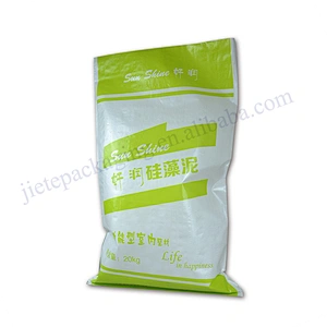 High quality white plastic bopp laminated pp woven cement industrial bag