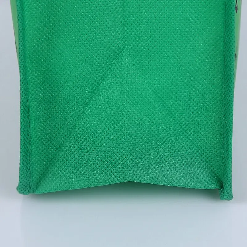 Green portable shopping bag non-woven wholesale