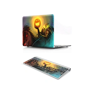 2 In 1 halloween ghost Laptop P C shell plastic for macbook air shell and Keyboard Skin for Macbook Air Pro Case 13