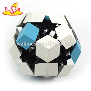 Großhandelsmode-Puzzlespielspielzeug neueste Gehirn Teaser hölzernes entriegeln Spielzeug für Baby W11C048