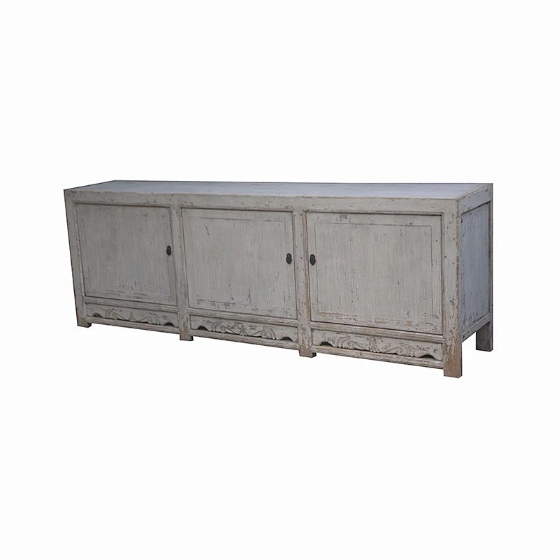 recycle pine wood antique chinese sideboard