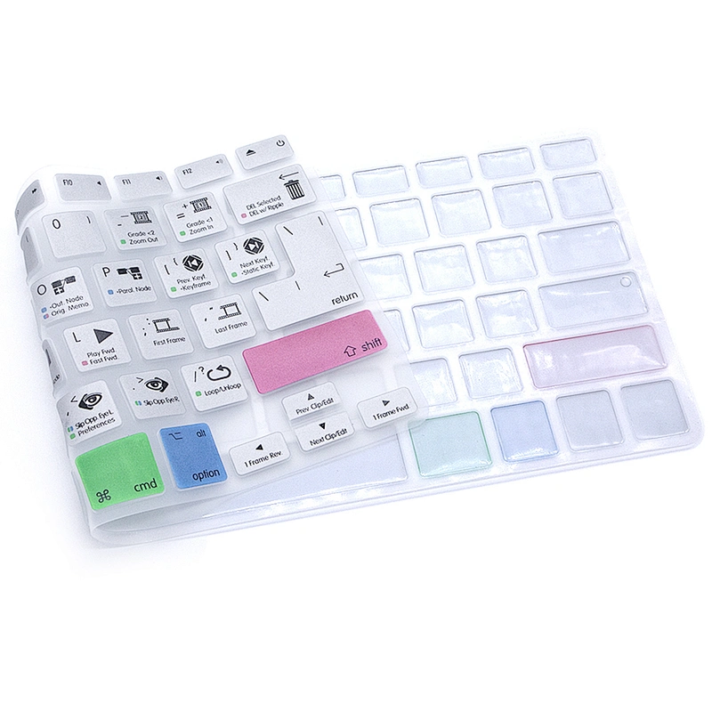 davinci Resolve Shortcut Silicon Keyboard Skin laptop skin protector for Macbook Pro 13