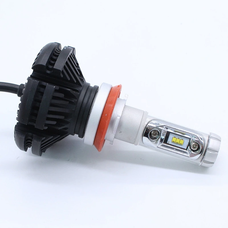 12V Car LED Kit X3 Fanless H11 50W Headlight