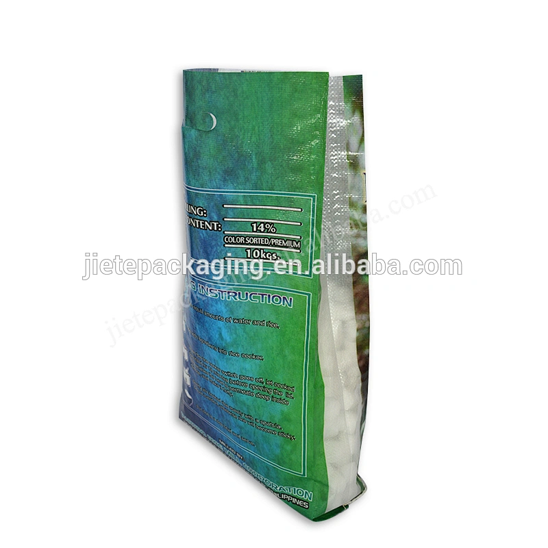 10kg Polypropylene Rice Woven Packaging Bag With Handle