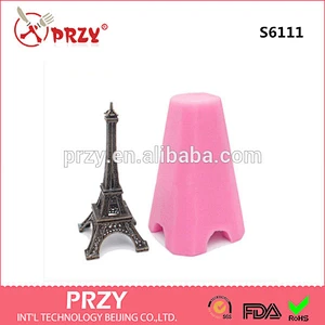 3D Eifel Tower Soap Mold Flexible Silicone Mold Resin Mold