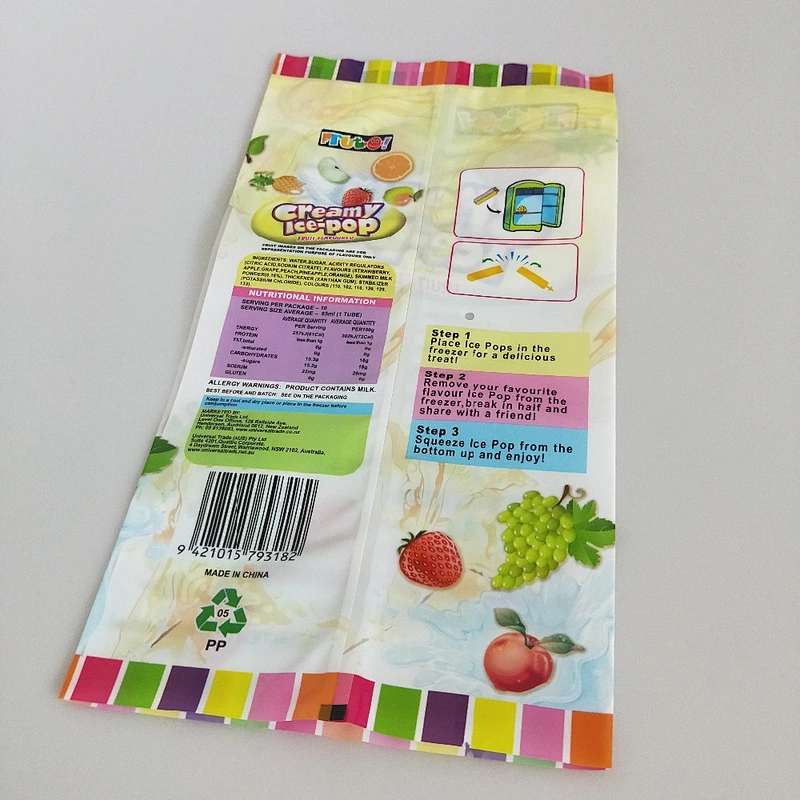 Accept custom PE plastic bags used for packing snacks