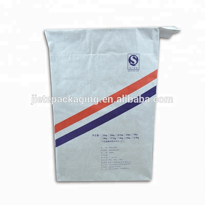 Customized design printing 50kg laminated white pp woven flour packaging bag export Afghan