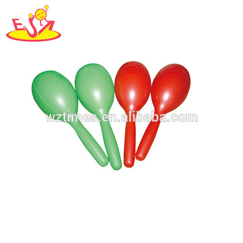 Wholesale cheap baby plastic mini maracas customize kids plastic mini maracas for sale W07I072
