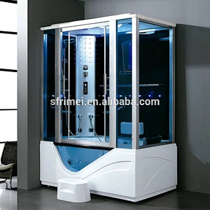 6MM tempered glass 1600*900mm enclosed steam shower room K-7040A