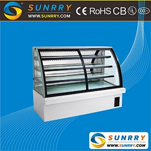 With 4 Layers Small Refrigerated Showcase For Cake Keeping (SY-CS470D SUNRRY)