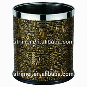 KL-A228 Top Sale Design Bin Stainless Steel Trash Can High Quality Shapely And Durable Open Top Household Decorative Trash Can