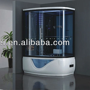 Led Screen Sauna Bath Indoor Whirlpool Bathtub Steam Shower Room With TV