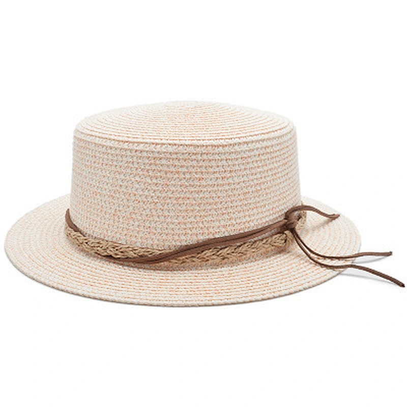 New Style Summer Anti UV Beach woven paper raffia straw hat
