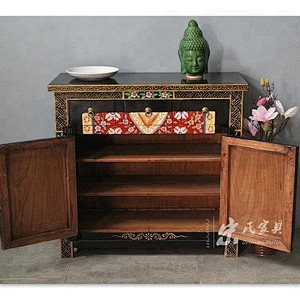 Chinese Antique painted Furniture, Fashionable Luxury Wood Sideboard