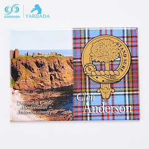 Wholesale Tourist Print Landscape Pattern Souvenirs Metal Fridge Magnet