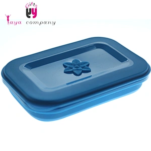 Keep Warm Food Grade Silicone Lunch Takeaway Food Container With Silicone Seal Lid