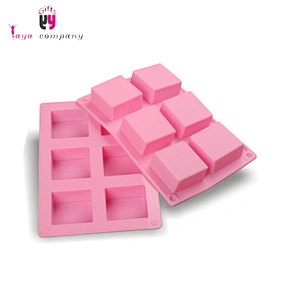 Hot Sale Food Grade 3D Custom Rectangle Silicone Soap Molds