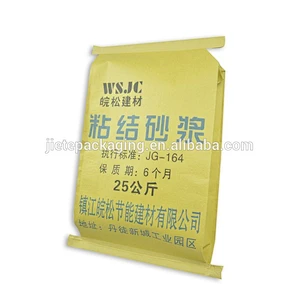 25kg valve port packing putty kraft paper bag