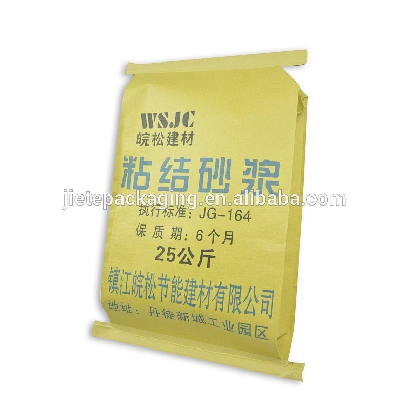 25kg valve port packing putty kraft paper bag
