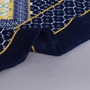 Printed chiffon georgette scarf silk fabric mens silk scarves for sale