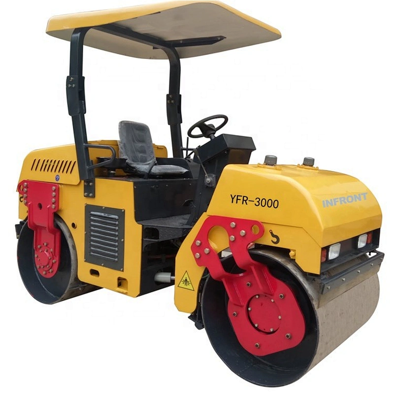 3 ton ride on road roller YFR-3000 for sale