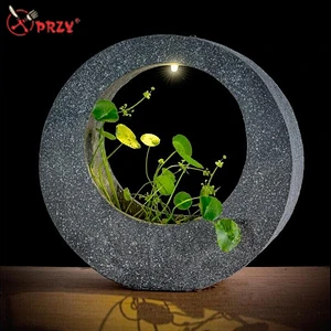 Simple geometric Nordic Resin flower pot Mold silicone creative Cement Solar Light decorations Molds